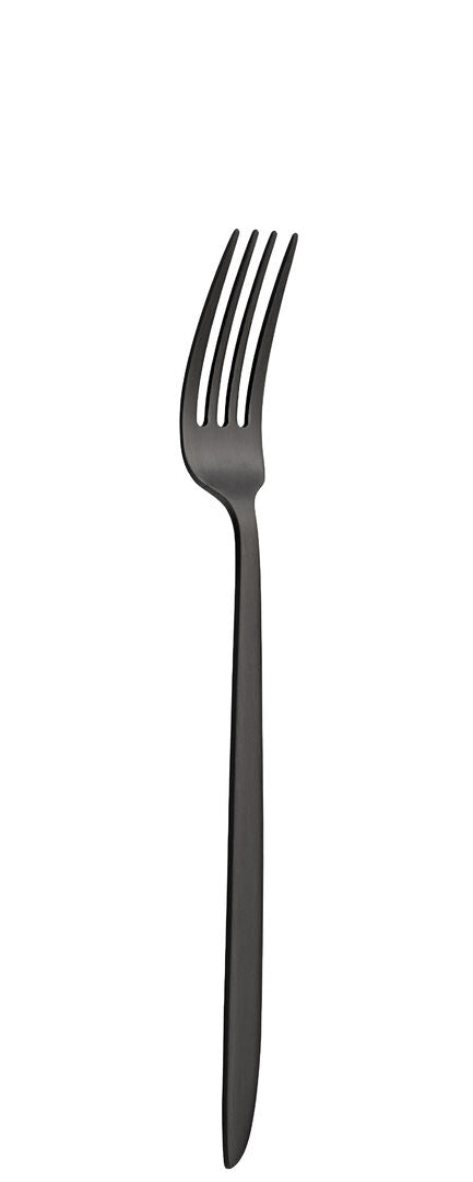 Utopia Orca Matt Black Dessert Fork(Box of 12)