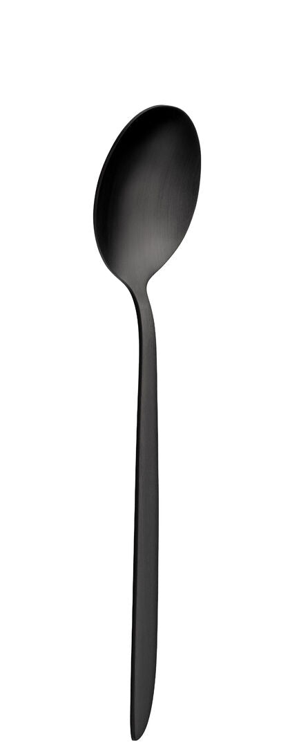 Utopia Orca Matt Black Dessert Spoon(Box of 12)