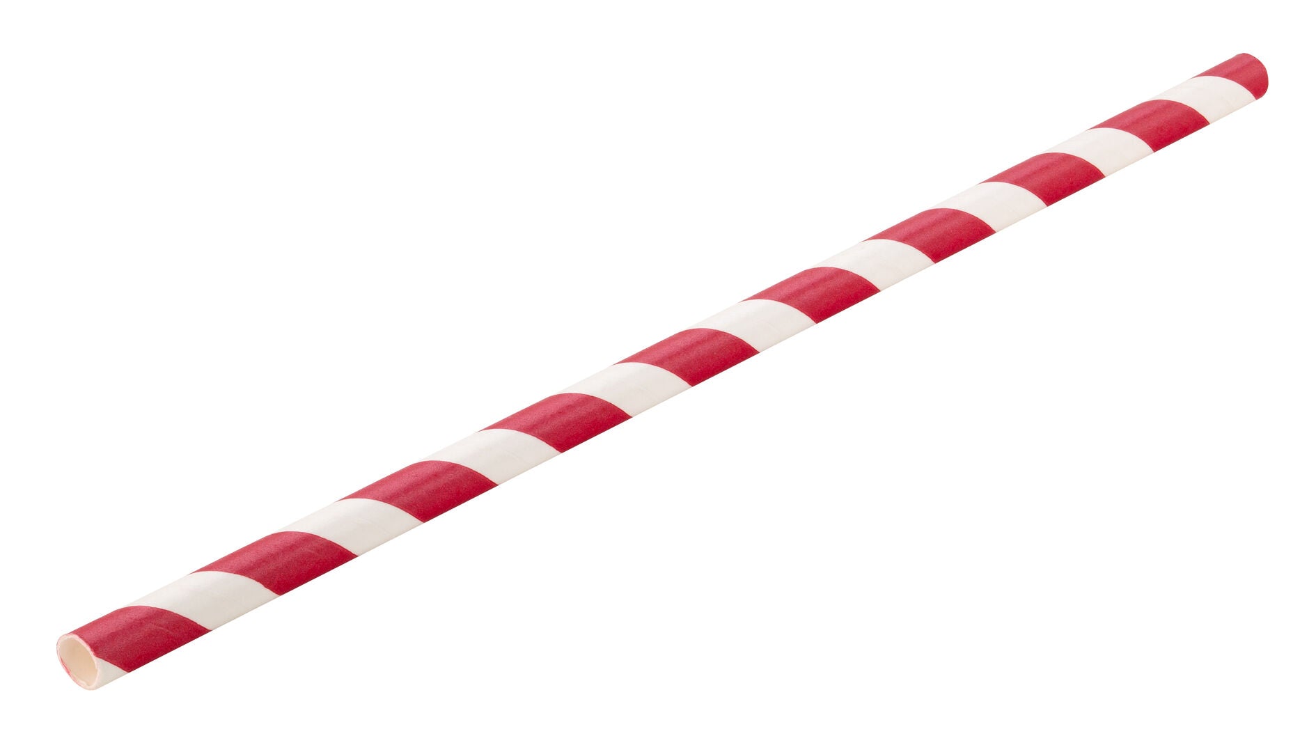 Utopia Paper Red Stripe Straw 8" (20cm)(24 Boxes of 250)