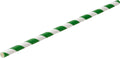 Utopia Paper Green Stripe Straw 8" (20cm)(24 Boxes of 250)