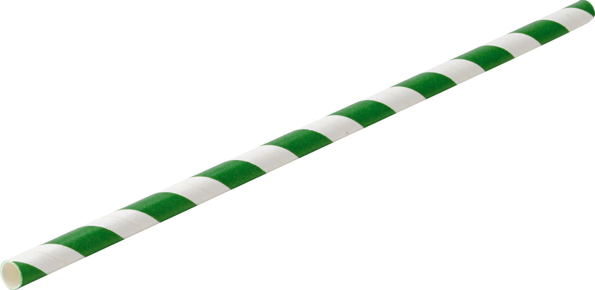 Utopia Paper Green Stripe Straw 8" (20cm)(24 Boxes of 250)