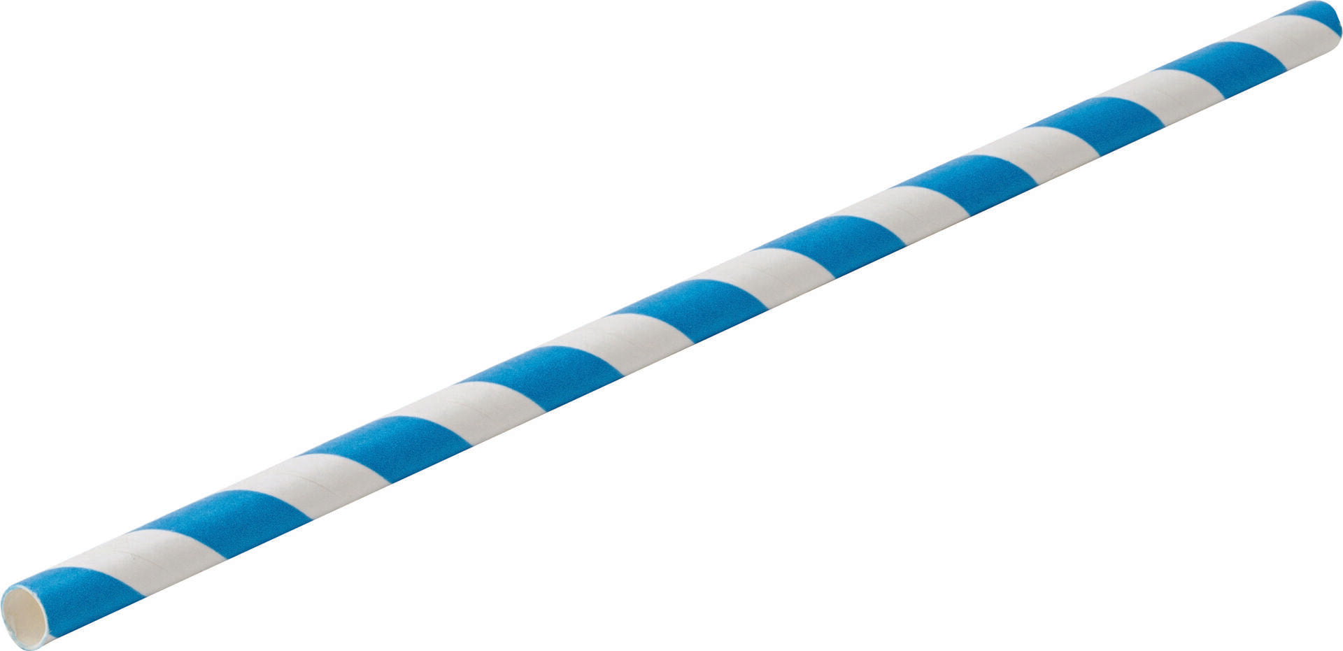 Utopia Paper Blue Stripe Straw 8" (20cm)(24 Boxes of 250)
