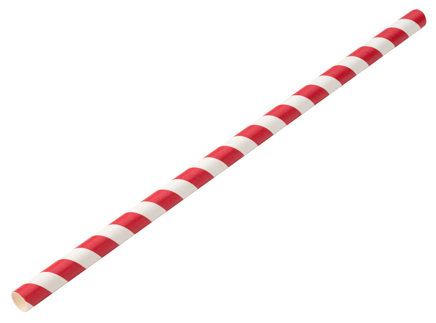 Utopia Paper Jumbo Red Stripe Smoothie Straw 9" (23cm) 8mm Bore Pack of 250
