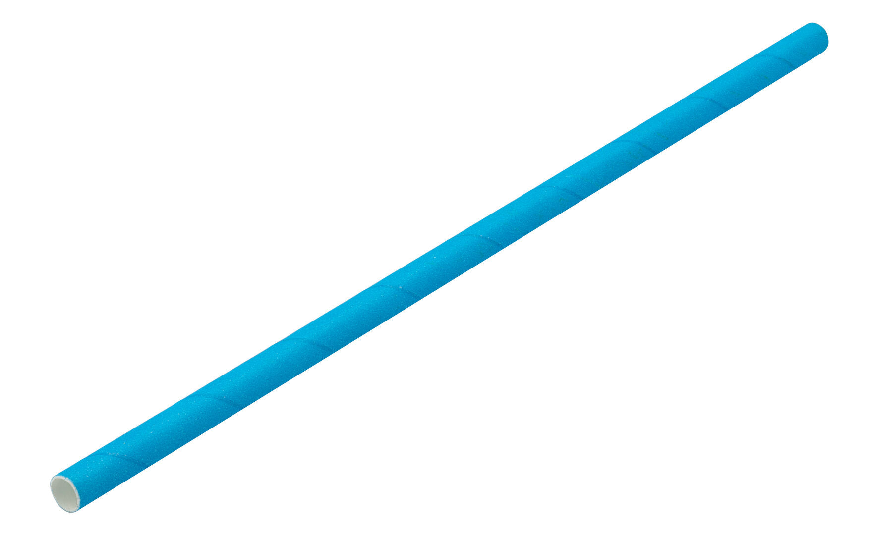 Utopia Paper Solid Blue Straw 8" (20cm) Box of 250(24 Boxes of 250)