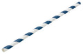 Utopia Paper Navy/White Stripe Straw 8" (20cm) Box of 250(24 Boxes of 250)