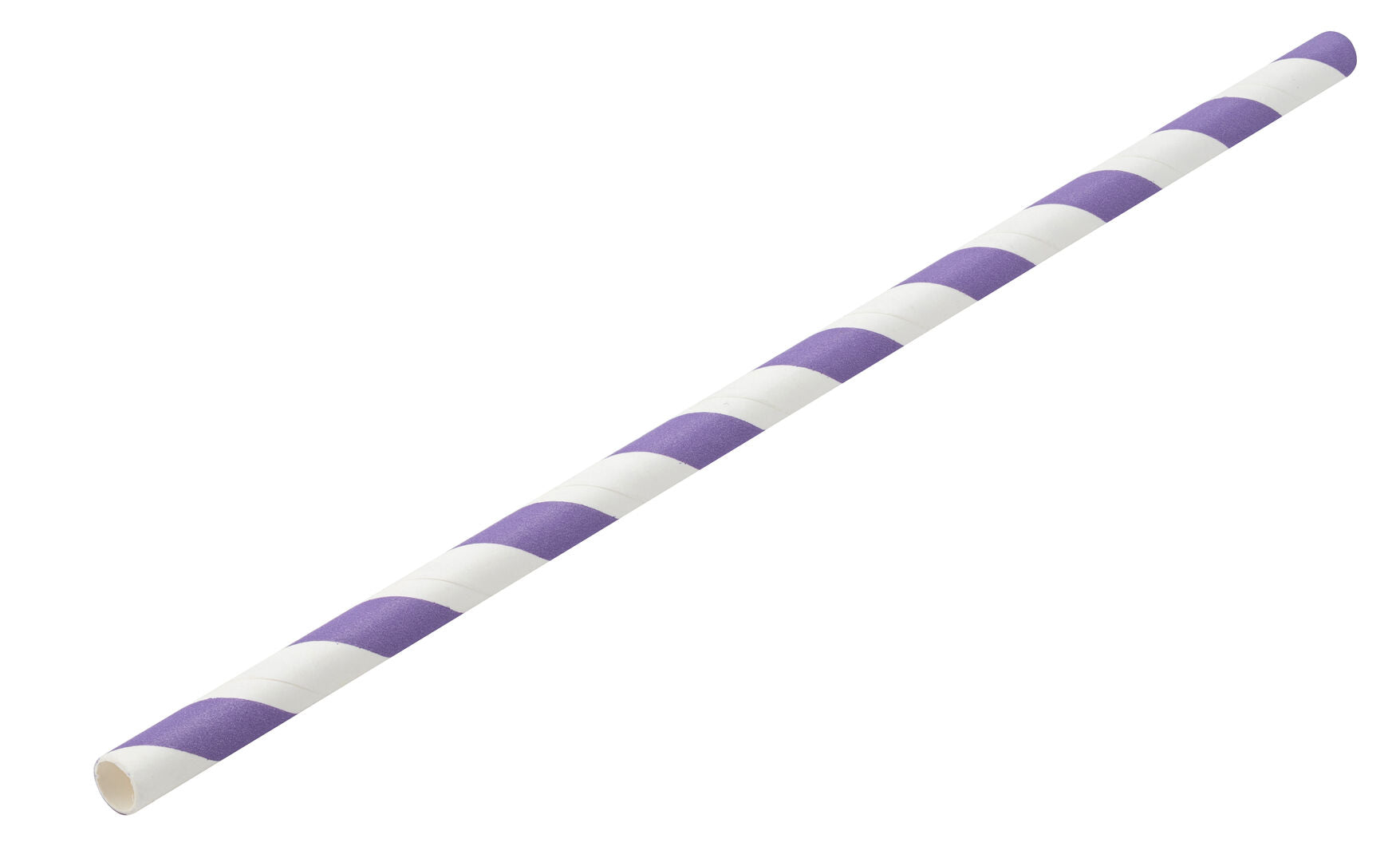 Utopia Paper Lilac/White Stripe Straw 8" (20cm)(24 Boxes of 250)