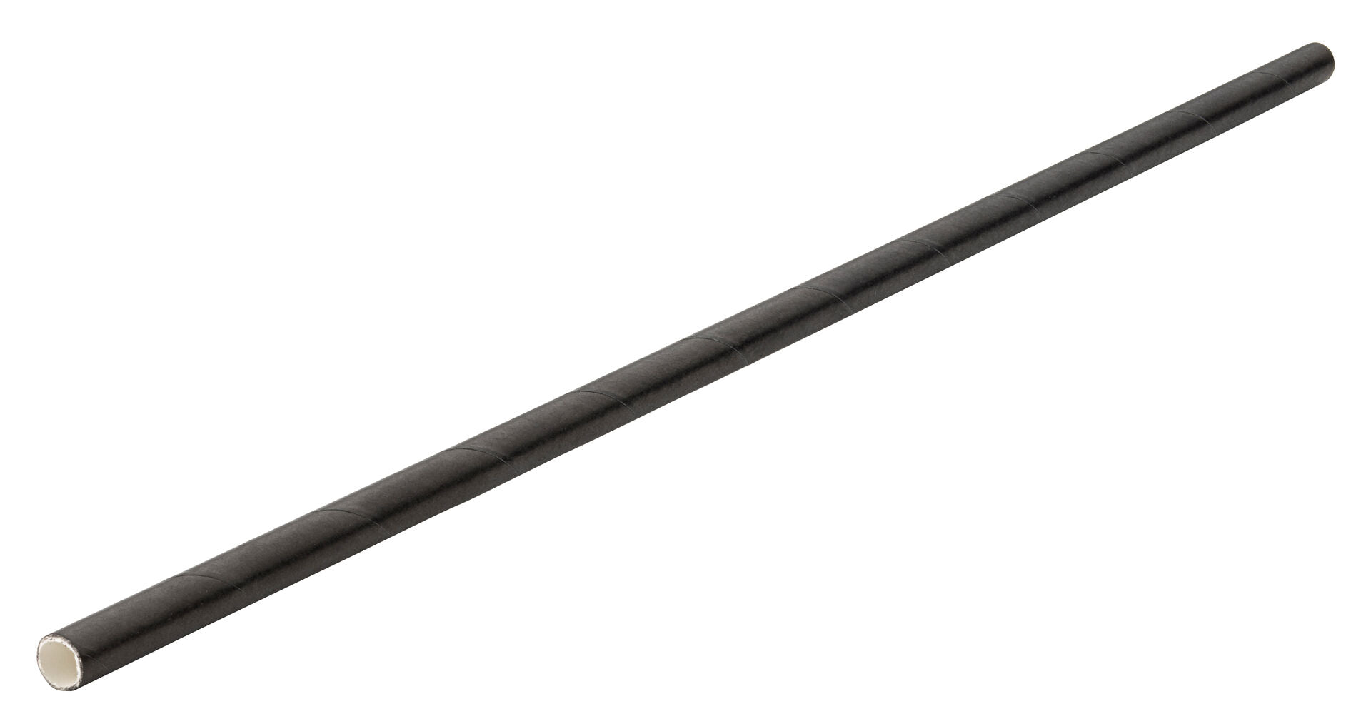 Utopia Paper Bottle Black Straw 10.5" (26cm) Box of 250(24 Boxes of 250)