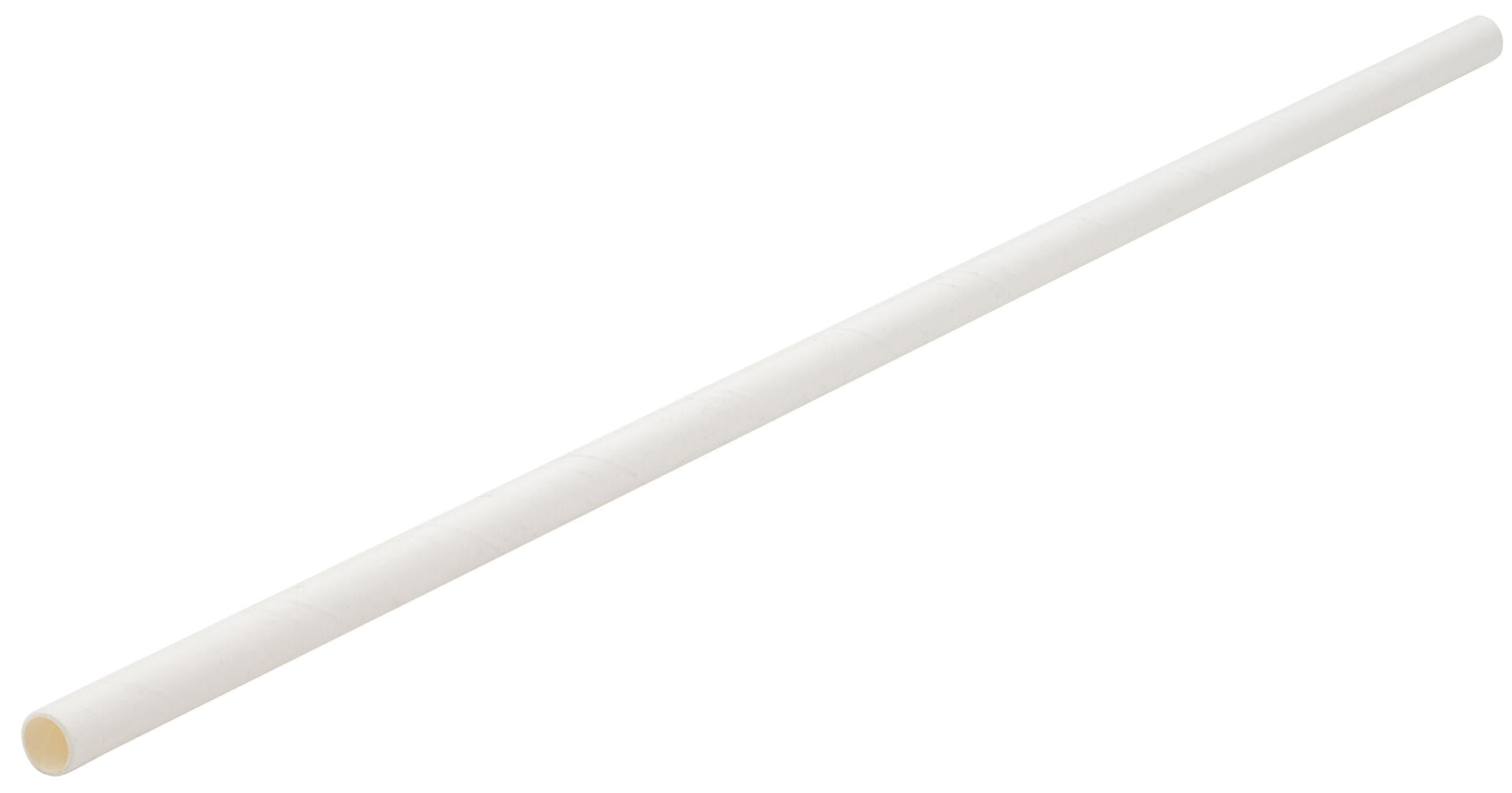 Utopia Paper Bottle White Straw 10.5" (26cm) Box of 250(24 Boxes of 250)
