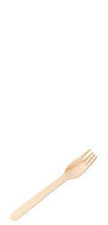 Utopia Economy Birch Wood Fork 6.25" (16cm)(10 Boxes of 100)