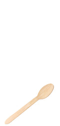 Utopia Economy Birch Wood Spoon 6.25" (16cm)(10 Boxes of 100)