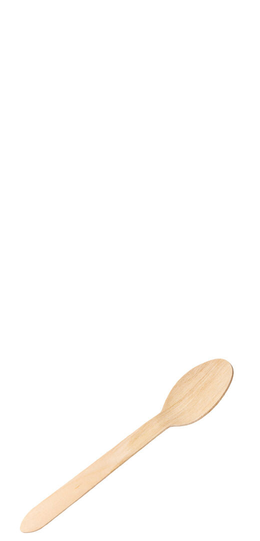 Utopia Economy Birch Wood Spoon 6.25" (16cm)(10 Boxes of 100)