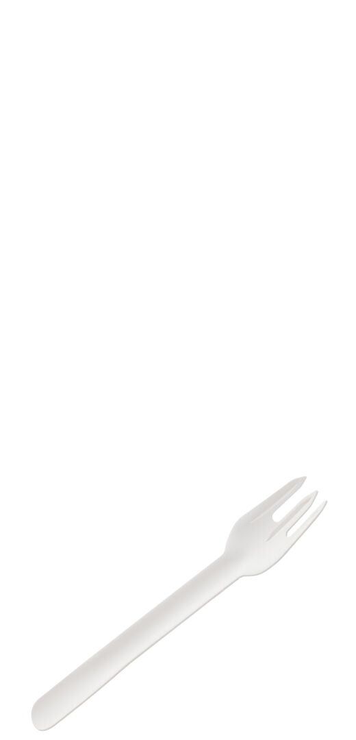 Utopia Compostable Paper Fork 6.25" (15.8cm) - Box of 50(20 Boxes of 50)