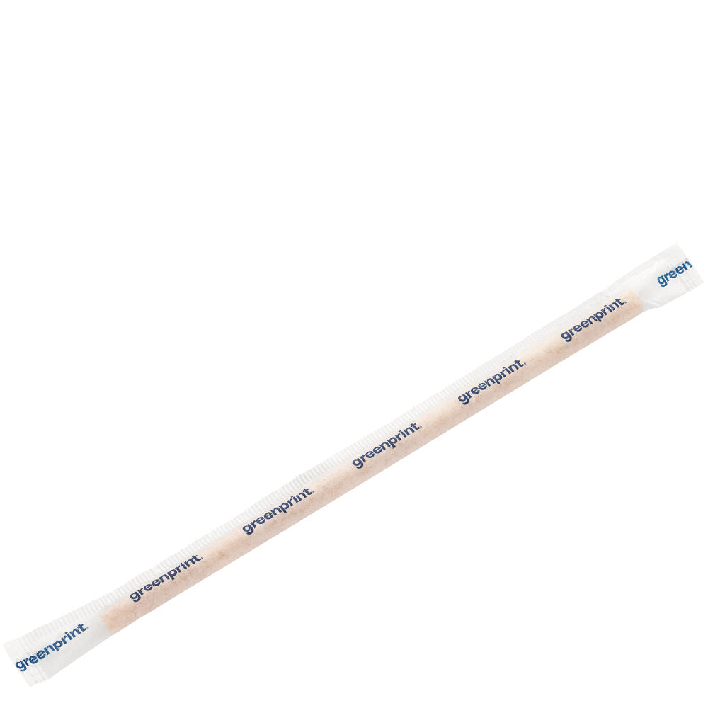 Utopia Agave Wrapped Natural Straw 8.25"(21cm) Box of 250(Box of 12)