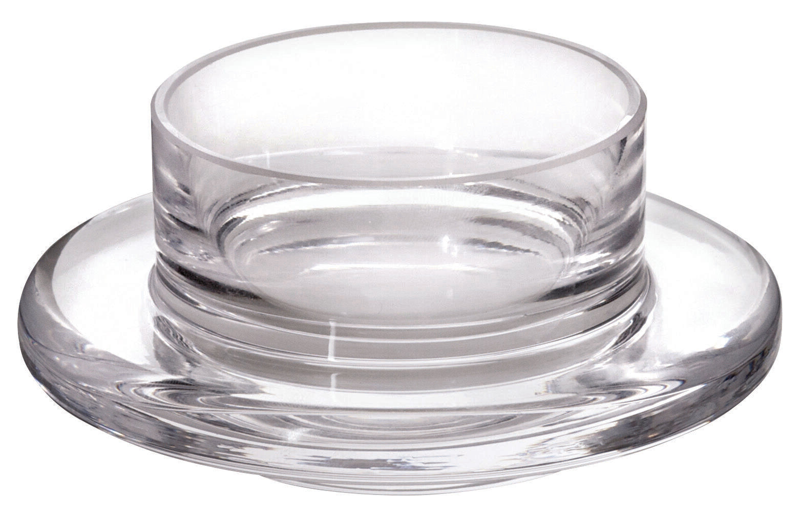 Utopia Glass Base for Butter Dish 3.5" (9cm) 1oz (3cl)(Box of 6)