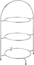 Utopia Chrome 3 Tier Plate Stand 17" (43cm)(Box of 1)