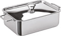 Utopia Stainless Steel Rectangular Lid(Box of 6)
