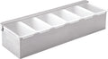 Utopia Condiment Holder - 6 Inserts 17.5" (44.5cm)(Box of 1)