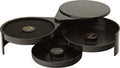 Utopia Black 3 Tier Glass Rimmer(Box of 1)