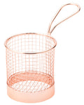 Utopia Copper Round Service Basket 3.5" (9cm)(Box of 6)
