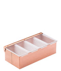 Utopia Copper Condiment Holder - 4 Inserts 11.75" (30cm)(Box of 1)