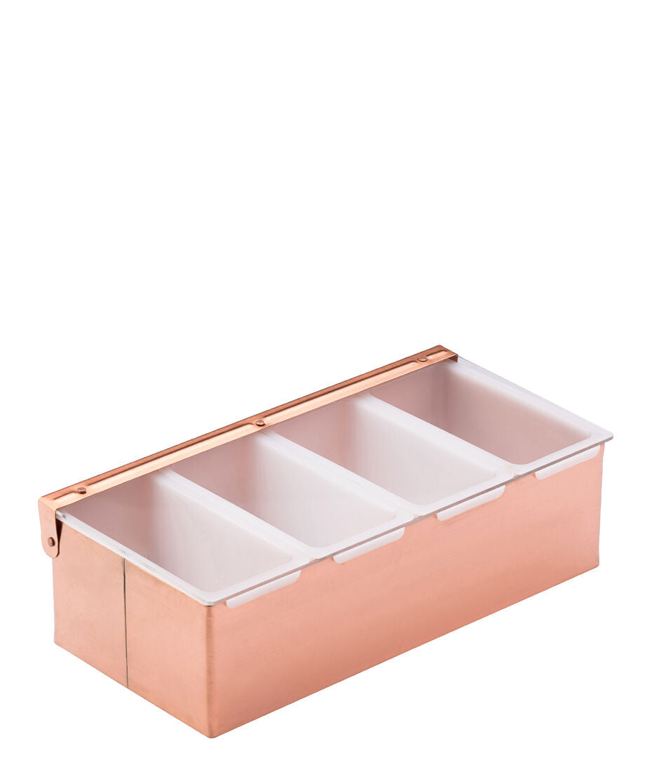 Utopia Copper Condiment Holder - 4 Inserts 11.75" (30cm)(Box of 1)