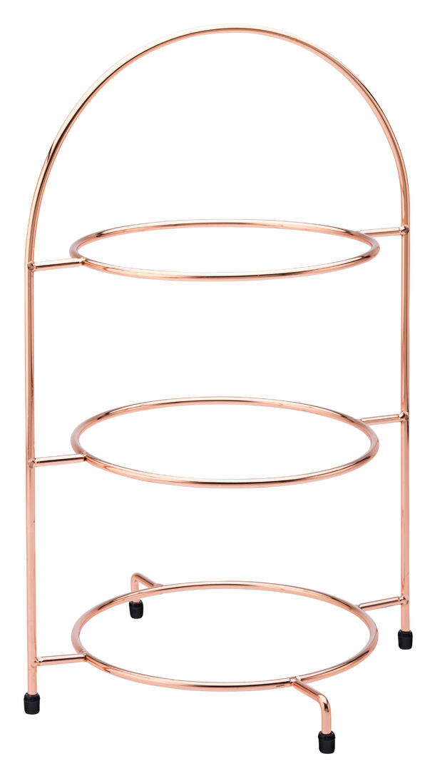 Utopia Copper 3 Tier Plate Stand 17" (43cm)(Box of 1)