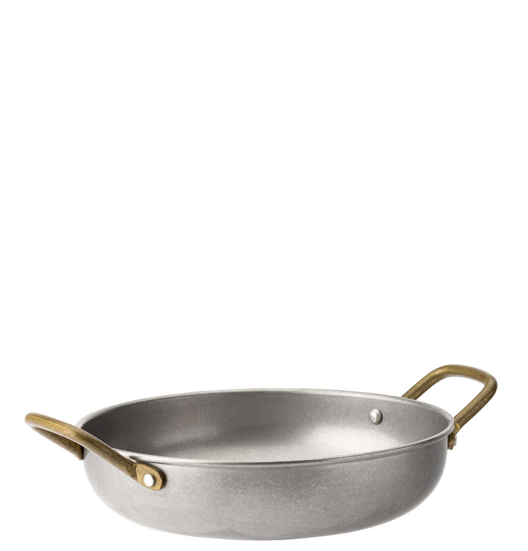 Utopia Vintage Brass Handled Dish 7.5" (19.5cm)(Box of 6)