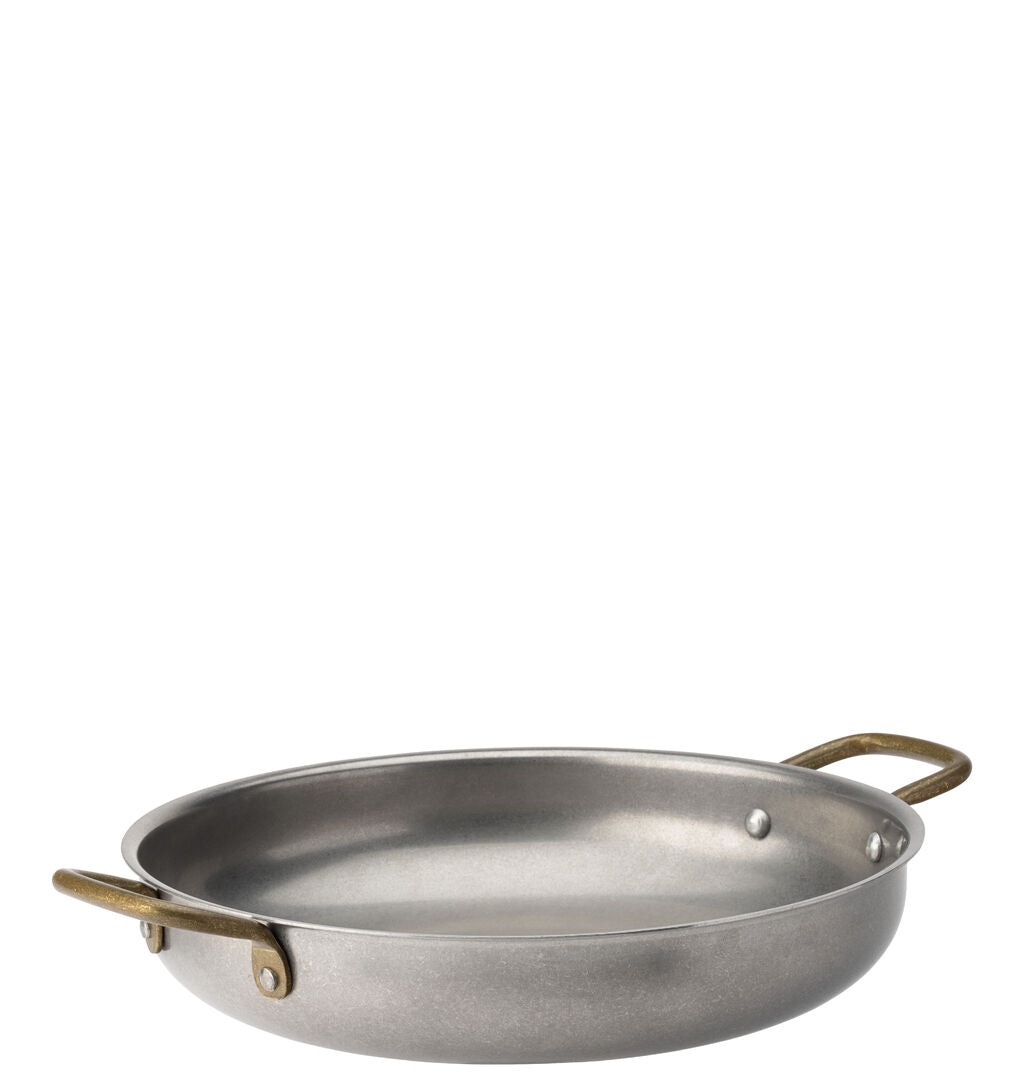 Utopia Vintage Brass Handled Dish 9" (23cm)(Box of 6)