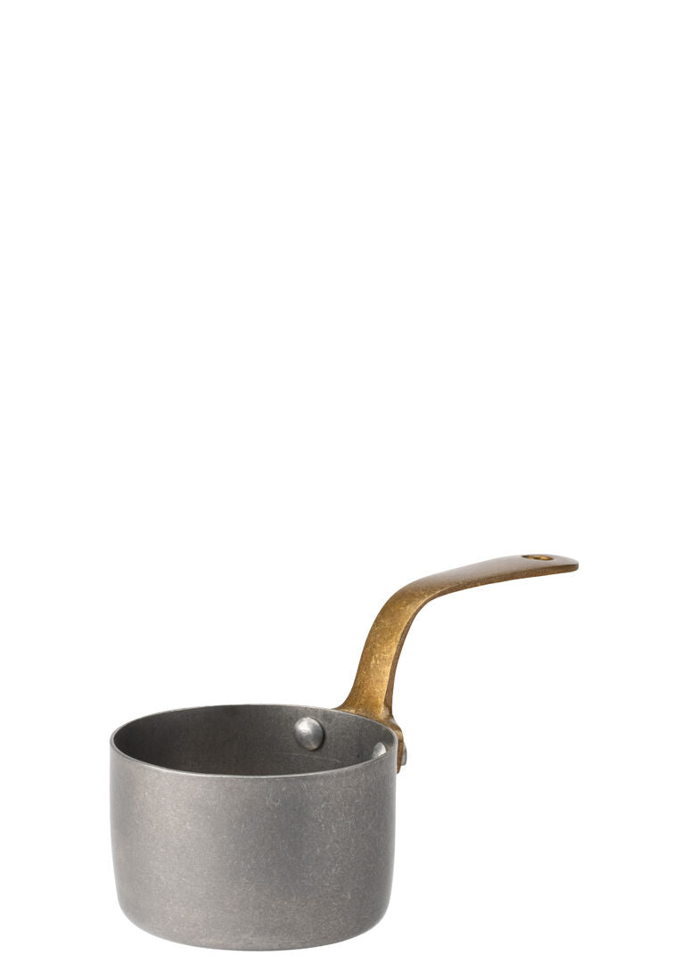 Utopia Vintage Steel Mini Sauce Pan 2.75" (7cm)(Box of 6)