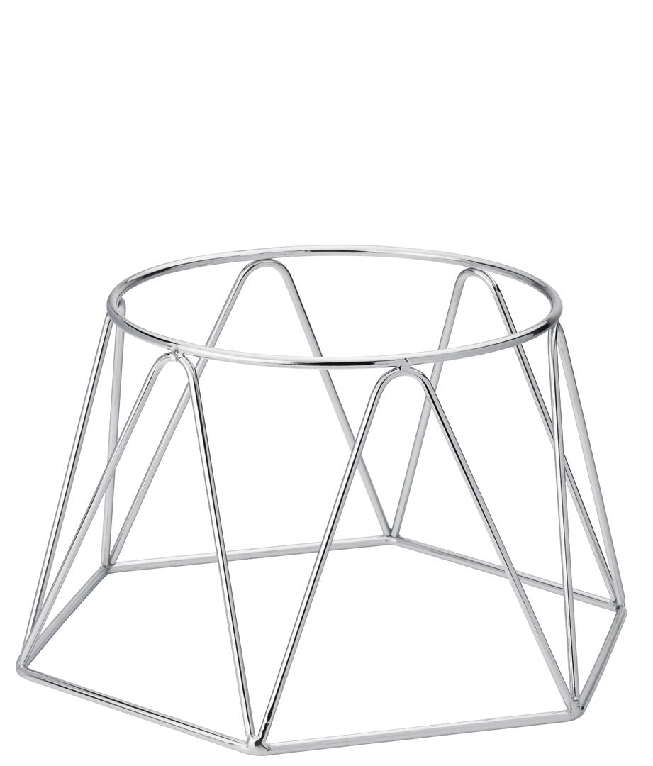 Utopia Chrome Plate Riser - 19cm x 15.5cm(Box of 6)
