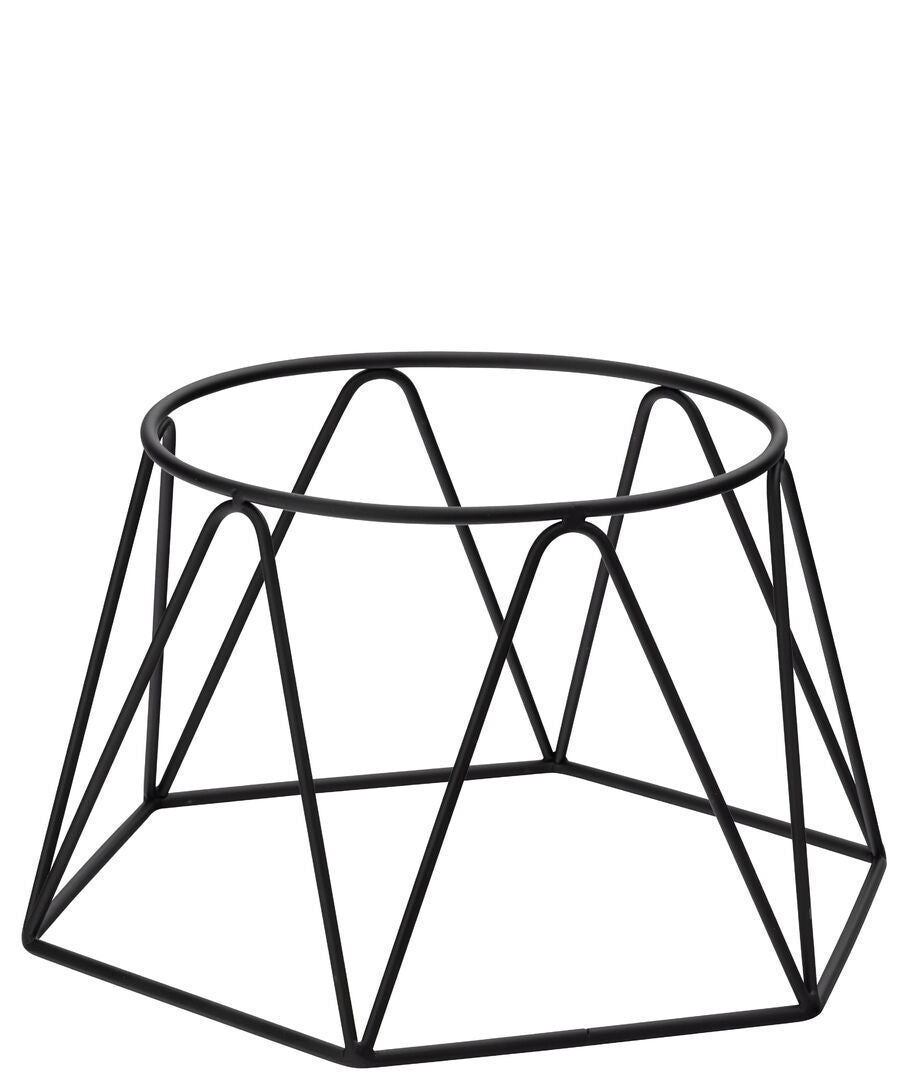 Utopia Matt Black Plate Riser - 19cm x 15.5cm(Box of 6)