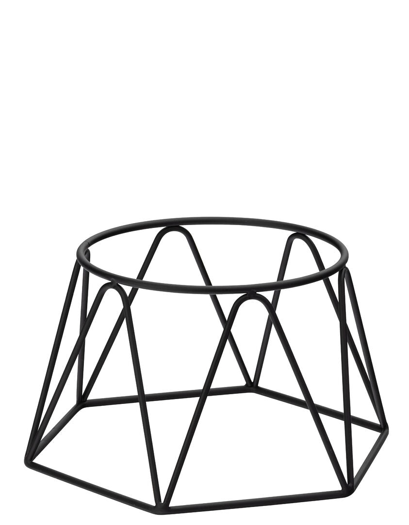 Utopia Matt Black Plate Riser - 16.5cm x 13cm(Box of 6)