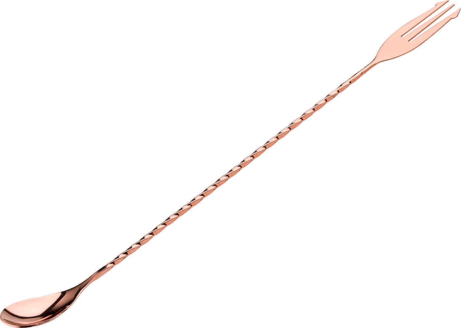 Utopia Fork End Copper Cocktail Mixing Spoon 12" (30cm)(Box of 12)