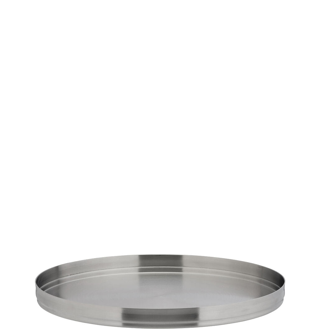 Utopia Brushed Stainless Steel Round Plate 9" (23cm)(Box of 6)