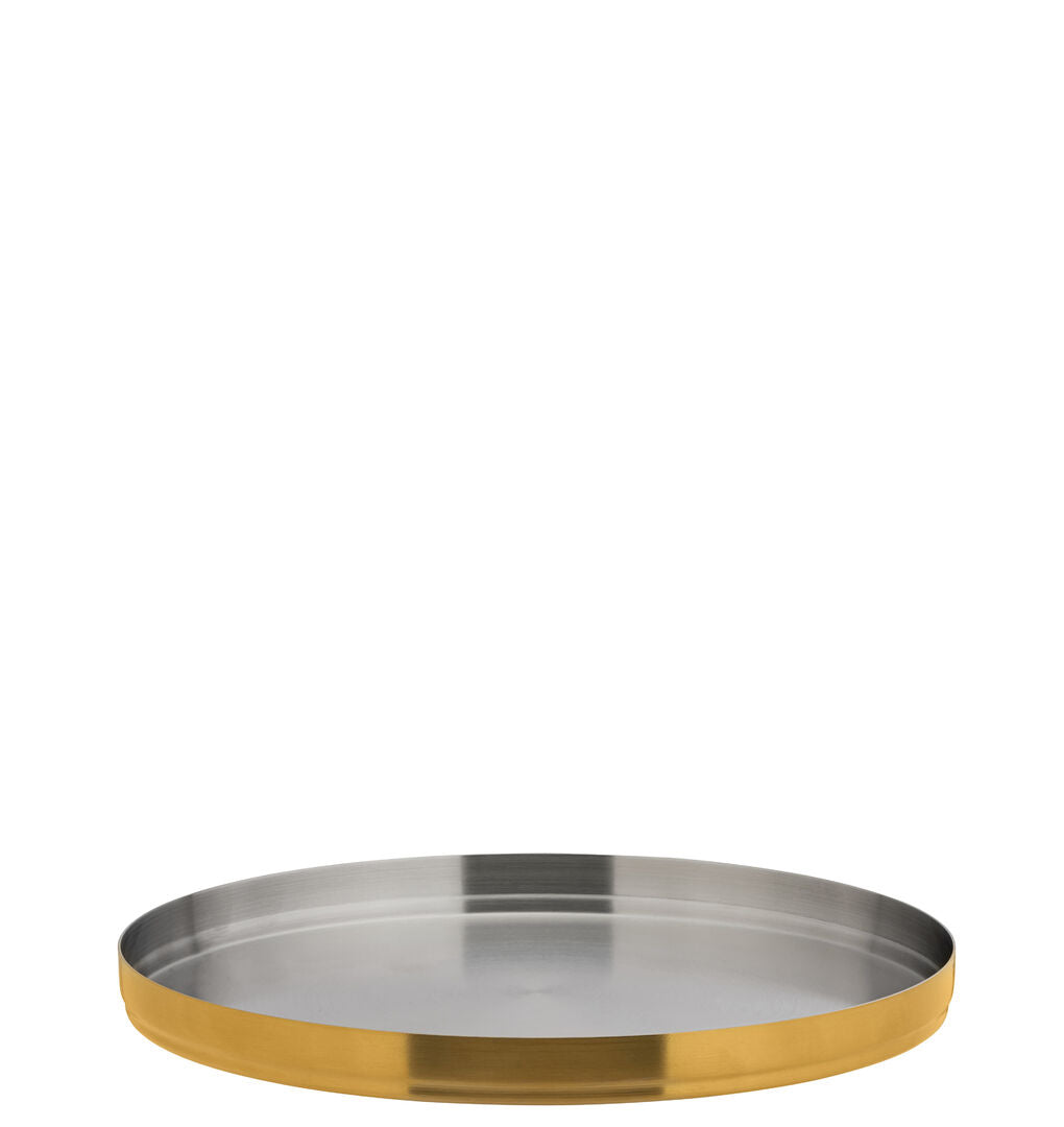Utopia Brushed Gold Round Plate 9" (23cm)(Box of 6)