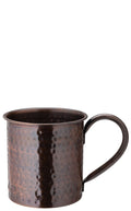 Utopia Aged Copper Hammered Mug 19oz (54cl)(Box of 6)