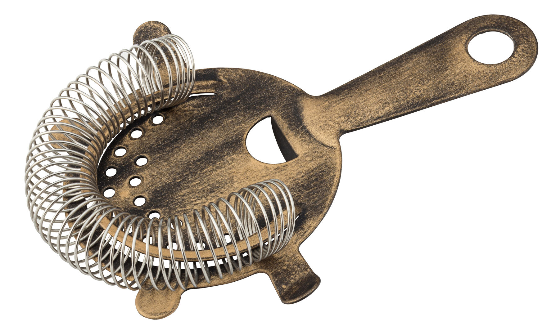 Utopia Vintage Copper Cocktail Strainer - 4 Prong(Box of 6)