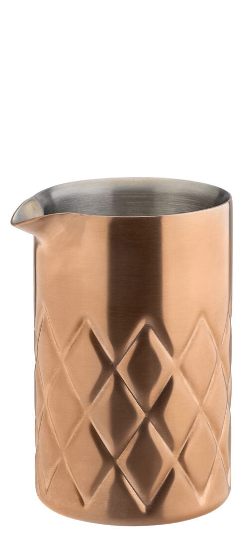 Utopia Brushed Copper Steel Double Walled Mixing Jar 58cl(Box of 1)