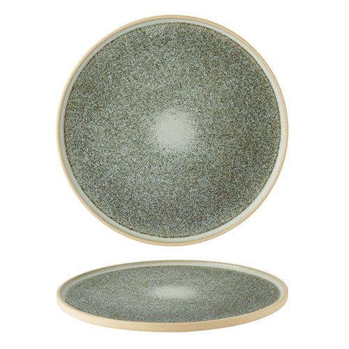 Pistachio Walled Plate 26cm/10" Box of 6