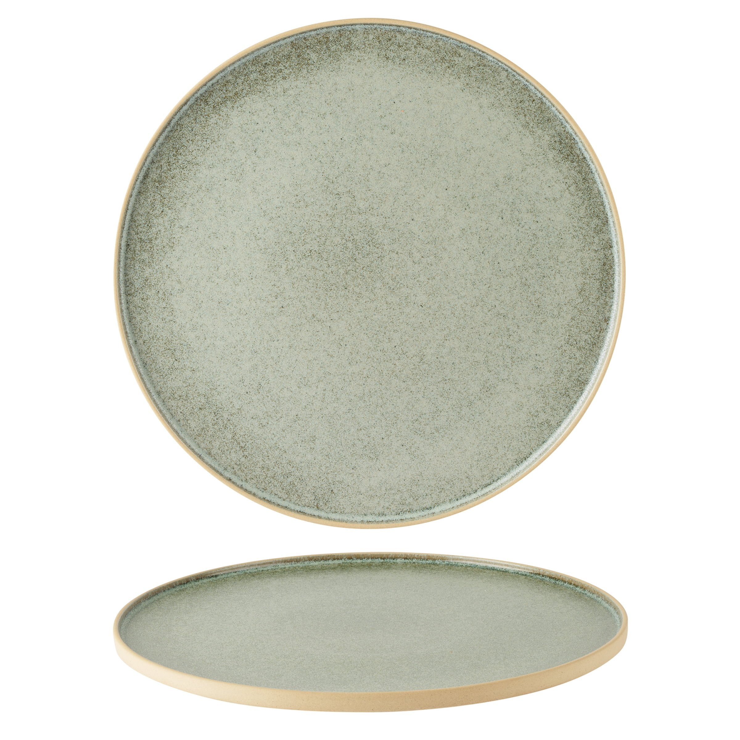 Pistachio Walled Plate 31cm/12" Box of 6