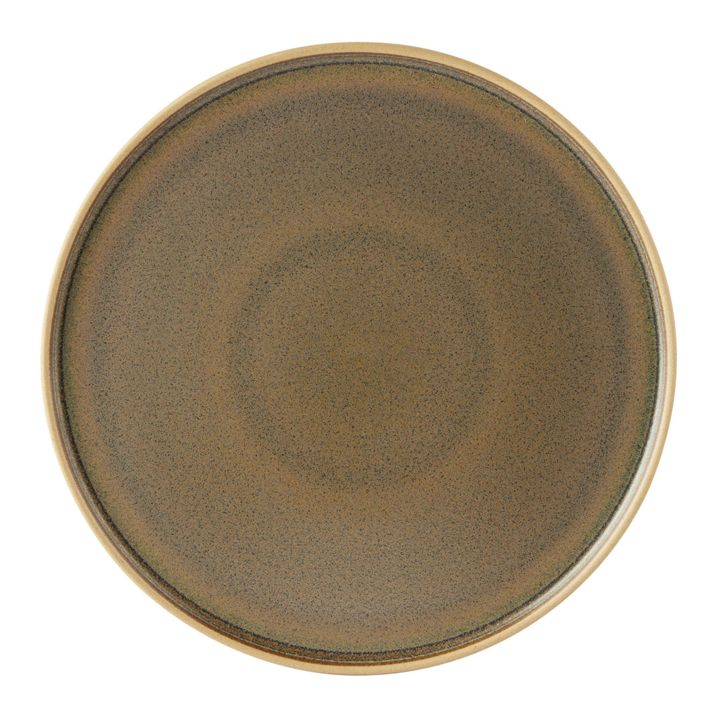 Fawn Walled Plate 26cm/10" Box of 6