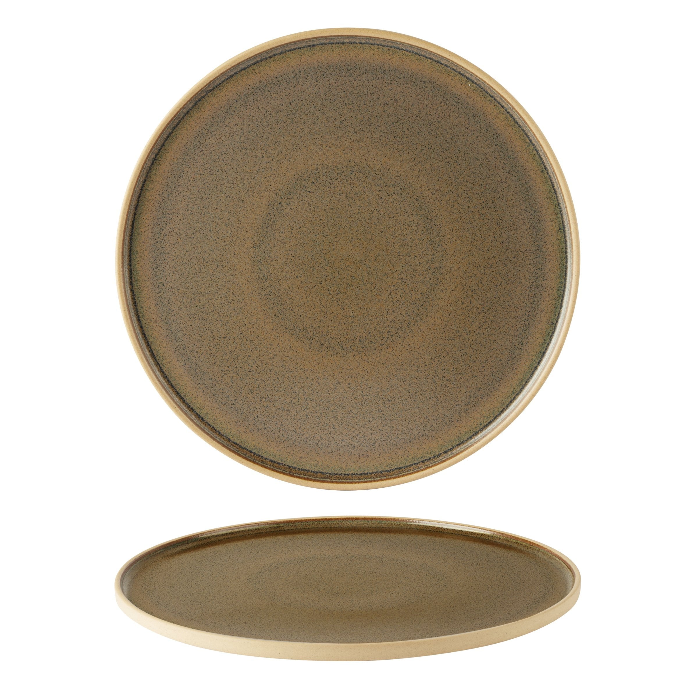 Fawn Walled Plate 26cm/10" Box of 6