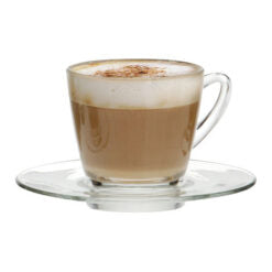 Ultimo Glass Saucer 6" Pack of 6