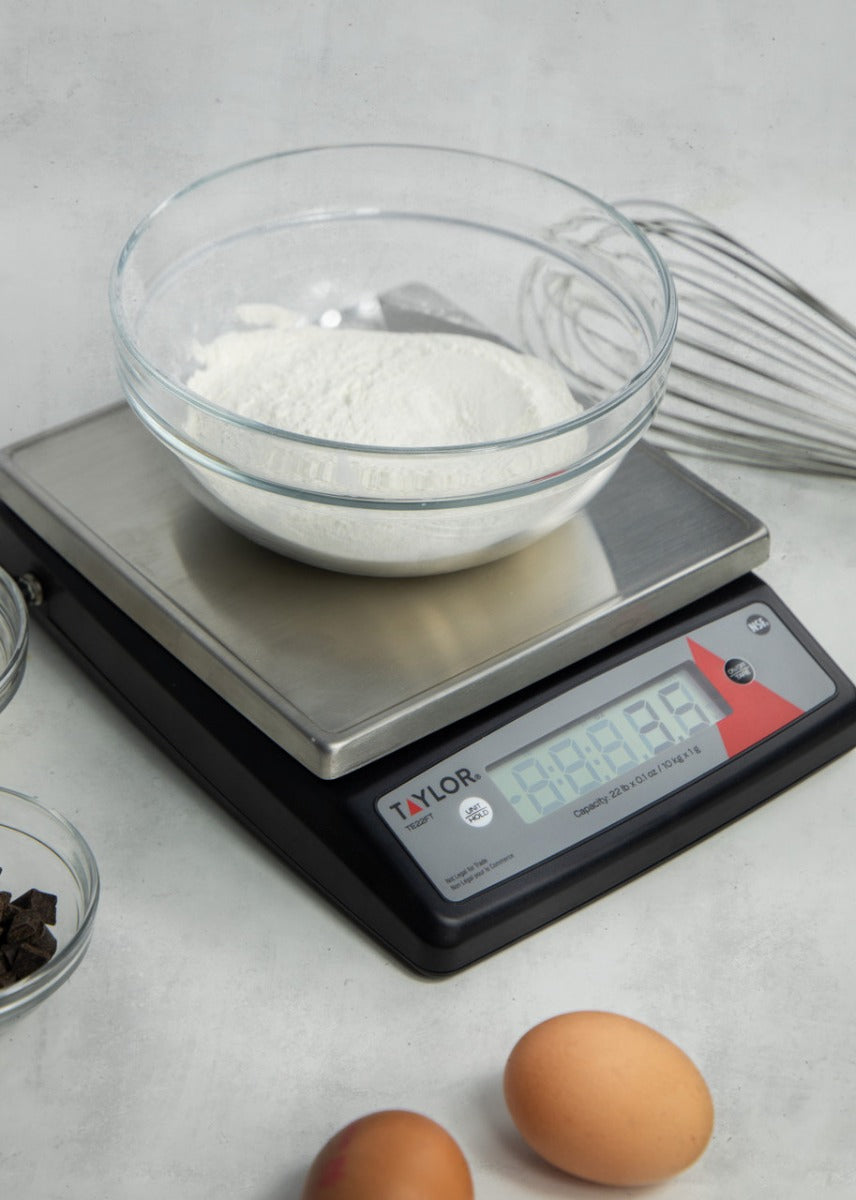 Taylor Stainless Steel Digital Portion Control Heavy Duty Kitchen Scale 10kg