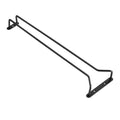 Matt Black Glass Hanger 16"