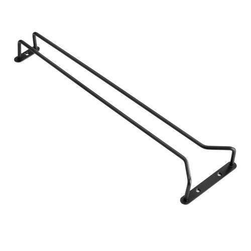 Matt Black Glass Hanger 16"