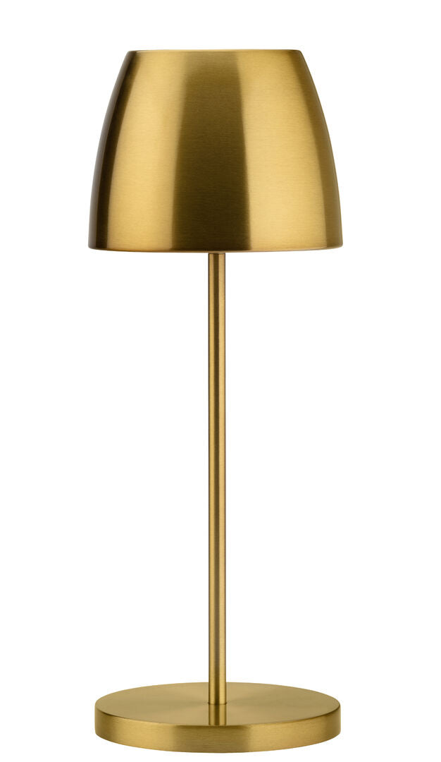 Utopia Montserrat LED Cordless Lamp 30cm - Brushed Gold(Box of 6)