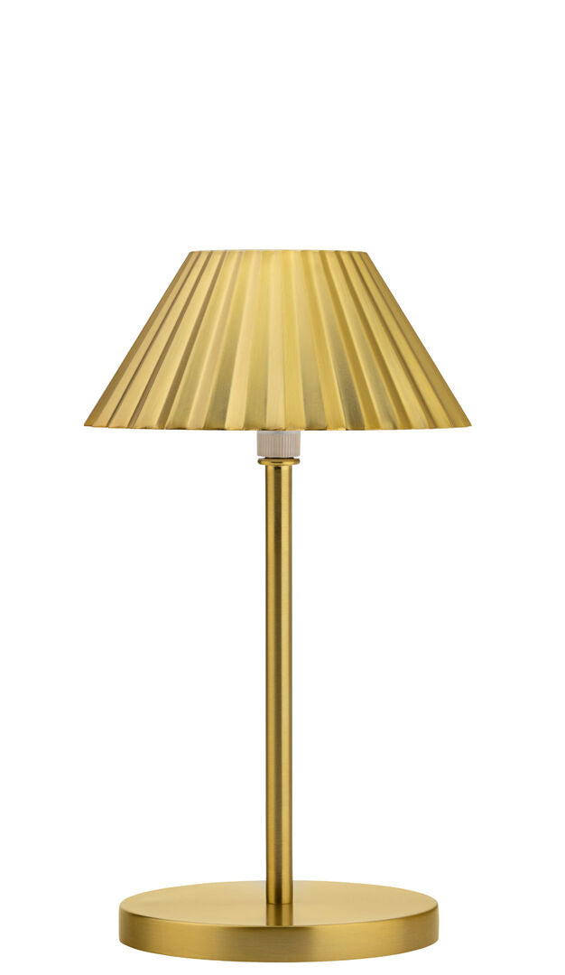 Utopia Aruba LED Cordless Lamp 23cm - Brushed Gold(Box of 6)
