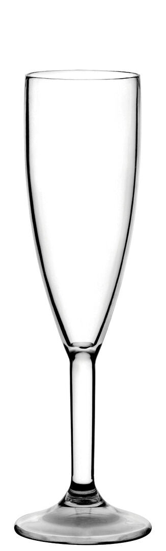 Utopia  Polycarbonate Diamond Flute 7oz (20cl) LCA @125ml