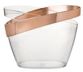 Utopia  Polycarbonate Copper Banded Champagne Bucket 12" (30cm)